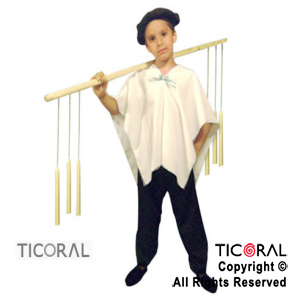 DISFRAZ VENDEDOR AMBULANTE NIO CAND TALLE 1 x 1